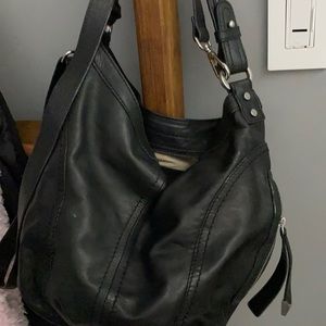Black all leather bag